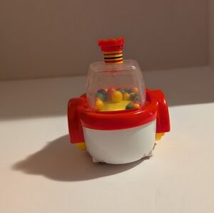 Vintage push and pop tug boat Popping balls 4x4 inch unbranded